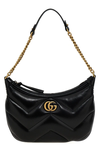 Gucci Women 'gg Marmont' Small Shoulder Bag In Black