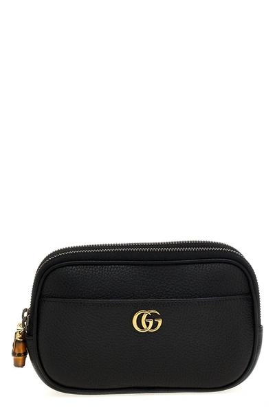 Gucci Women 'gg' Mini Crossbody Bag In Black