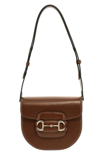 Gucci Women 'horsebit 1955' Crossbody Bag In Brown