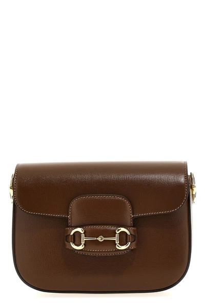 Gucci Women 'mini Horsebit 1955' Crossbody Bag In Brown