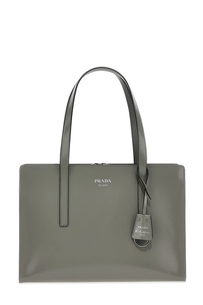Prada Women 're Edition 1995' Handbag In Gray