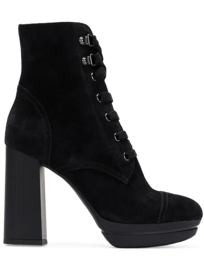 Hogan Ankle Boots - H391 In Black