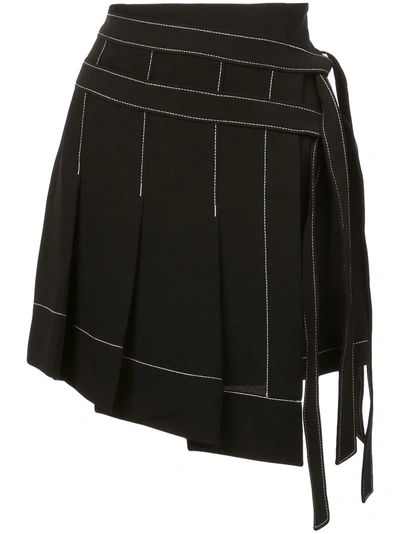 Cinq À Sept Cinq A Sept Asymmetric Short Skirt - Black