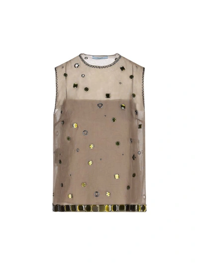 Prada Top In Military