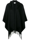 Snobby Sheep Fringed Shawl - Black