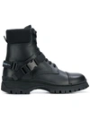 Prada Lace-up Boots - Black