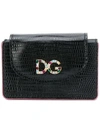 Dolce & Gabbana Logo Embellished Wallet - Black