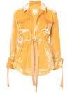 Cinq À Sept Cinq A Sept Long-sleeved Fitted Jacket - Yellow