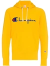 Champion Kapuzenpullover Mit Logo In Yellow