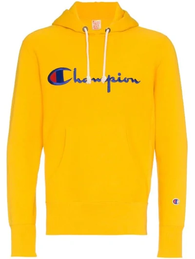 Champion Kapuzenpullover Mit Logo In Yellow