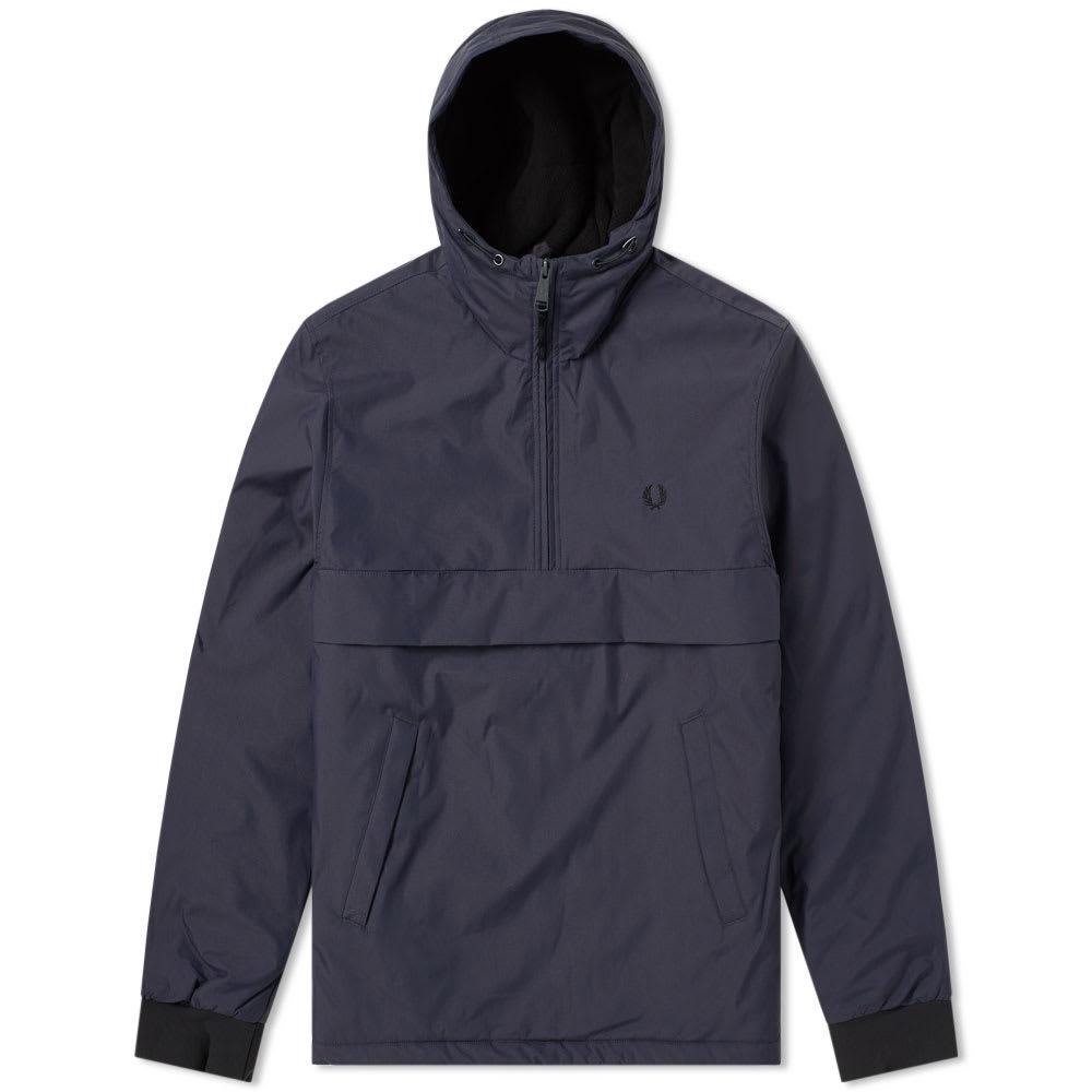 Download Fred Perry Half Zip Hooded Brentham Jacket In Grey | ModeSens