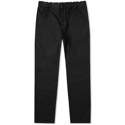 A Kind Of Guise Elasticated Wide Trouser In Black