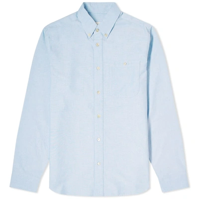 A Kind Of Guise Button Down Oxford Shirt In Blue