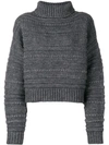 Barena Venezia Chunky Knit Jumper In Grey