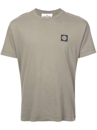 Stone Island Logo Patch T-shirt - Green