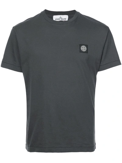 Stone Island Logo Patch T-shirt - Grey