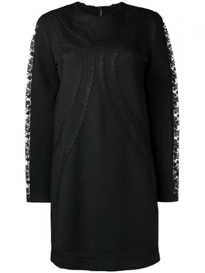 Ermanno Scervino Lace Detailing Dress - Black