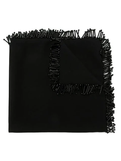 Andrea Bogosian Embroidered Skarf In Black