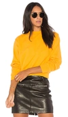 Cotton Citizen The Milan Cropped Sweatshirt In Yellow