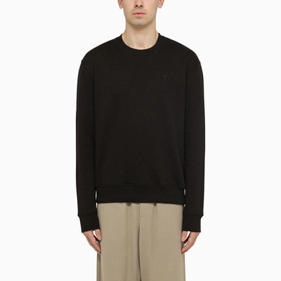 Ami Alexandre Mattiussi Ami Paris Jerseys & Knitwear In Black