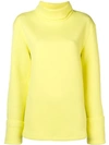 Mm6 Maison Margiela Turtleneck Ribbed Sweater - Yellow