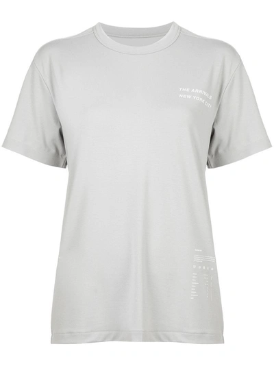 The Arrivals T-shirt Mit Logo-print In Grey