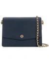Tory Burch Robinson Convertible Shoulder Bag In Blue