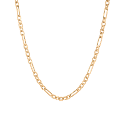 Aurate New York Bold Infinity Chain Link Necklace In Rose