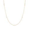 Aurate New York Endless Pearl Station Necklace In Yellow