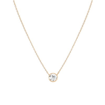 Aurate New York Xxl Diamond Bezel Necklace In White