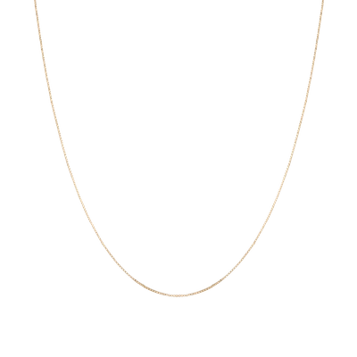 Aurate New York Small Box Chain Necklace In Rose