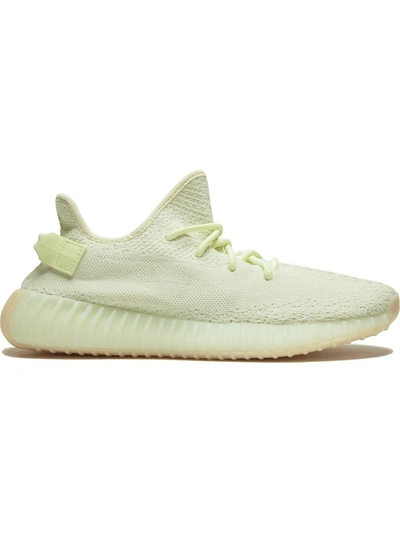 Adidas Originals Adidas Yeezy Boost 350 V2 Knit Sneakers In Ice Yellow Cotton