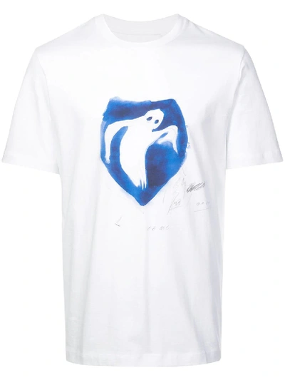 Oamc T-shirt Mit Geist-print In White