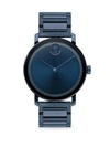 Movado Bold Evolution Blue Ion-plated Stainless Steel Bracelet Watch