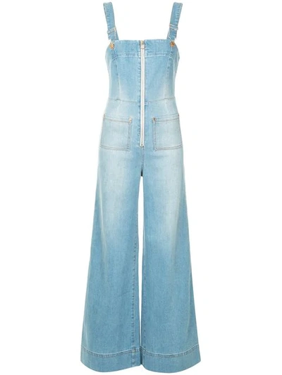 Alice Mccall Denim Quincy Overalls In Blue