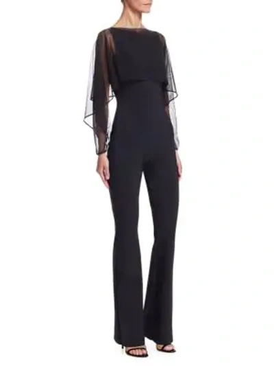 Chiara Boni La Petite Robe Renalda Illusion Jumpsuit In Black