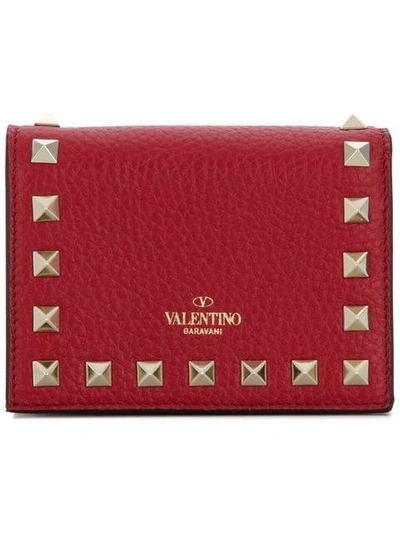 Valentino Garavani Valentino Valentino Rockstud Wallet - Red