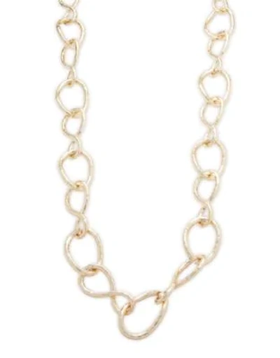 Kenneth Jay Lane Link Necklace In Gold