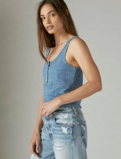 Lucky Brand Women's Boy Tank In Multi