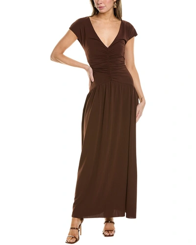 Bec & Bridge Gianna Maxi Dress In Brown