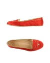 Charlotte Olympia Slippers In Red