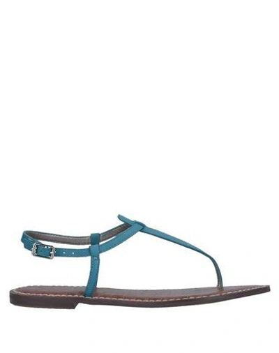 Sam Edelman Toe Strap Sandals In Pastel Blue