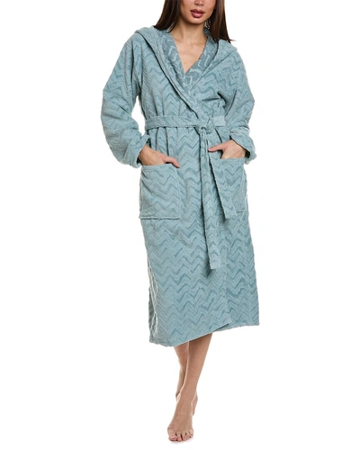 Missoni Rex Hooded Bathrobe In Grey