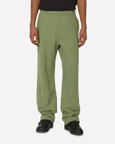 Nike Nocta Open Hem Fleece Trousers Oil Green In Multicolor