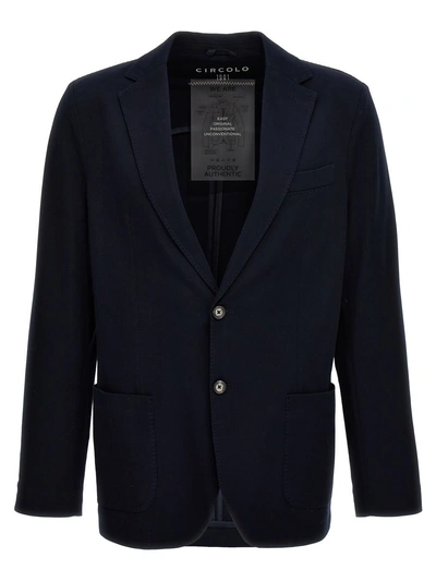 Circolo 1901 Single-breasted Blazer In Black