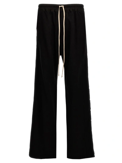 Rick Owens Drkshdw Pusher Cotton Trousers In Black  