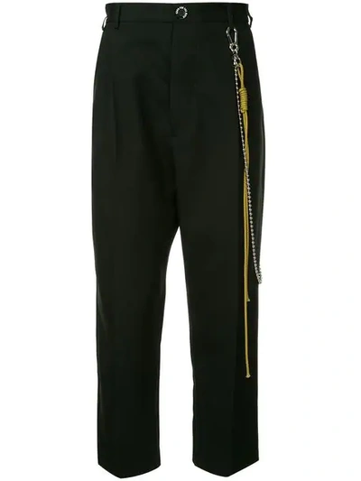 Song For The Mute Regular Fit Tailored Trousers In Black