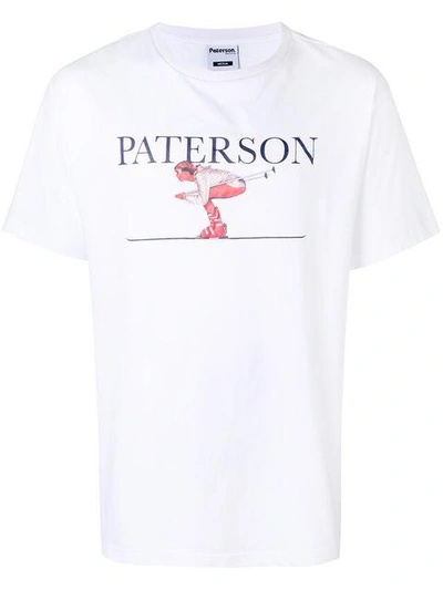 Paterson Printed T In White
