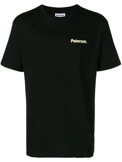 Paterson . Logo Print T-shirt - Black