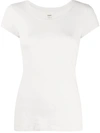 L Agence Ressi Short Sleeved T-shirt In White